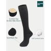 imageCOTTON DAY 3 Pack Kids Girls Unisex Soft Knee High School Uniform Dress Socks Seamless Toe Black White Navy Blue BurgundyPlain Black
