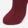 imageCOTTON DAY 3 Pack Kids Girls Unisex Soft Knee High School Uniform Dress Socks Seamless Toe Black White Navy Blue BurgundyPlain Burgundy