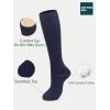 imageCOTTON DAY 3 Pack Kids Girls Unisex Soft Knee High School Uniform Dress Socks Seamless Toe Black White Navy Blue BurgundyPlain Navy
