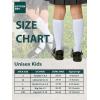 imageCOTTON DAY 3 Pack Kids Girls Unisex Soft Knee High School Uniform Dress Socks Seamless Toe Black White Navy Blue BurgundyPlain White