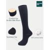 imageCOTTON DAY 3 Pack Kids Girls Unisex Soft Knee High School Uniform Dress Socks Seamless Toe Black White Navy Blue BurgundyWide Ribbed Navy Blue