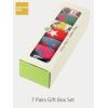 imageCOTTON DAY 7 Days of the Week Gift Box Kids Girls Fashion Short Socks Cute Animal Floral Stars Stripes ampamp Polka Dots DesignSelection 2  Animals Stars 7 Pack
