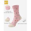 imageCOTTON DAY 7 Days of the Week Gift Box Kids Girls Fashion Short Socks Cute Animal Floral Stars Stripes ampamp Polka Dots DesignSelection 3  Floral 7 Pack