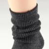 imageCOTTON DAY Baby Infant Toddler Seamless Triple Roll Turn Cuff Slouch Socks Gift BoxBlack White Charcoal
