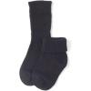 imageCOTTON DAY Baby Infant Toddler Seamless Triple Roll Turn Cuff Slouch Socks Gift BoxBlack White Charcoal
