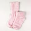 imageCOTTON DAY Baby Infant Toddler Seamless Triple Roll Turn Cuff Slouch Socks Gift BoxPink Yellow