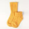 imageCOTTON DAY Baby Infant Toddler Seamless Triple Roll Turn Cuff Slouch Socks Gift BoxPink Yellow