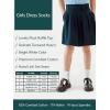 imageCOTTON DAY Girls White Dressy Textured Short Socks Scallop Top Design 5 PackHeart Texture 5 Pack