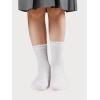 imageCOTTON DAY Girls White Dressy Textured Short Socks Scallop Top Design 5 PackHeart Texture 5 Pack
