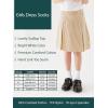 imageCOTTON DAY Girls White Dressy Textured Short Socks Scallop Top Design 5 PackScallop Top White 5 Pack