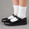 imageCOTTON DAY Girls White Dressy Textured Short Socks Scallop Top Design 5 PackScallop Top White 5 Pack