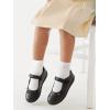 imageCOTTON DAY Girls White Dressy Textured Short Socks Scallop Top Design 5 PackScallop Top White 5 Pack