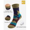 imageCOTTON DAY Kids Boys Crew Dress Socks Bright Colorful Pattern Design Shark Camo Beetle StarCamouflage