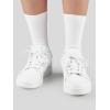 imageCOTTON DAY Unisex Little Kids Youth Boys Girls Soft Cotton Crew Dress Socks Seamless Toe Black White Gray Navy 6 PackPlain White