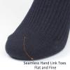 imageCOTTON DAY Unisex Little Kids Youth Boys Girls Soft Cotton Crew Dress Socks Seamless Toe Black White Gray Navy 6 PackRibbed Crew Navy