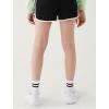 imageCOTTON DAY Unisex School Kids Boys Girls Soft Cotton Black White Gray Navy Khaki Athletic Socks with Retro StripesBlack Gray Stripes
