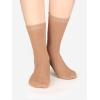 imageCOTTON DAY Womens Soft Combed Cotton Dress Socks Seamless Toe Black White Gray Navy Blue Brown BeigeBeige Brown Cocoa