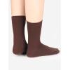 imageCOTTON DAY Womens Soft Combed Cotton Dress Socks Seamless Toe Black White Gray Navy Blue Brown BeigeBeige Brown Cocoa