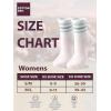 imageCOTTON DAY Womens Soft Combed Cotton Dress Socks Seamless Toe Black White Gray Navy Blue Brown BeigePurple Blue Gray Striped Top