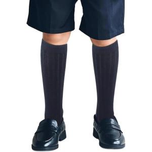 imageCOTTON DAY 3 Pack Kids Girls Unisex Soft Knee High School Uniform Dress Socks Seamless Toe Black White Navy Blue BurgundyWide Ribbed Navy Blue