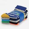 imageCOTTON DAY Kids Boys Crew Dress Socks Bright Colorful Stripes DesignColorful Stripes