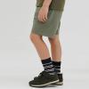 imageCOTTON DAY Kids Boys Crew Dress Socks Bright Colorful Stripes DesignGray Blue Stripes