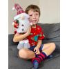 imageCOTTON DAY Kids Boys Crew Dress Socks Bright Colorful Stripes DesignWide Colorful Stripes