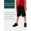 imageCOTTON DAY Kids Girls Pink White Crew Athletic Socks with Retro Stripes HeartsRed Blue Green Yellow Stripes