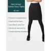 imageCOTTON DAY Kids Girls School Dress Cotton Tights Black White Navy Blue BurgundyBlack 1 Pack