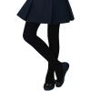 imageCOTTON DAY Kids Girls School Dress Cotton Tights Black White Navy Blue BurgundyBlack 2 Pack