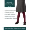 imageCOTTON DAY Kids Girls School Dress Cotton Tights Black White Navy Blue BurgundyBurgandy 2 Pack