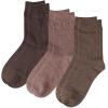 imageCOTTON DAY Womens Soft Combed Cotton Dress Socks Seamless Toe Black Gray Navy Blue Brown 69