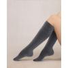 imageCOTTON DAY Womens Soft Combed Cotton Knee High Long Calf Dress Socks Seamless Toe Black White Gray Navy Blue BrownPlain Assorted Black Gray Navy Blue