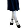imageCOTTON DAY Kids Girls School Dress Cotton Tights Black White Navy Blue BurgundyWhite 1 Pack