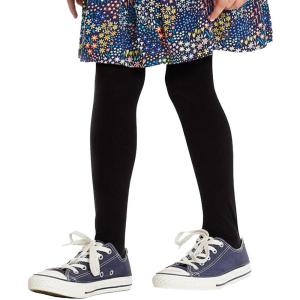imageCOTTON DAY Kids Girls School Dress Cotton Tights Black White Navy Blue BurgundyBlack 1 Pack
