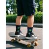 imageCOTTON DAY Kids Boys Crew Dress Socks Bright Colorful Pattern Design Halloween Christmas Shark CamoBig Stars
