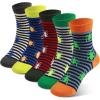 imageCOTTON DAY Kids Boys Crew Dress Socks Bright Colorful Pattern Design Halloween Christmas Shark CamoBeetles