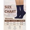 imageCOTTON DAY Womens Soft Combed Cotton Dress Socks Seamless Toe Black White Gray Navy Blue Brown BeigeDark Navy