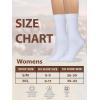 imageCOTTON DAY Womens Soft Combed Cotton Dress Socks Seamless Toe Black White Gray Navy Blue Brown BeigeWhite All Plain