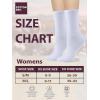 imageCOTTON DAY Womens Soft Combed Cotton Dress Socks Seamless Toe Black White Gray Navy Blue Brown BeigeWhite Half Ribbed