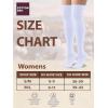 imageCOTTON DAY Womens Cotton Thigh High Over Knee Socks Extra Long Boot Stockings Leg Warmers Black White BurgundyWhite