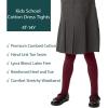 imageCOTTON DAY Kids Girls School Dress Cotton Tights Black White Navy Blue BurgundyBurgandy 1 Pack