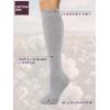 imageCOTTON DAY Womens Soft Combed Cotton Knee High Long Calf Dress Socks Seamless Toe Black White Gray Navy Blue BrownPlain Ltgray