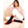 imageCOTTON DAY Womens Valentines Day Hearts Design Socks Soft Combed Cotton Seamless ToeHearts Red Socks