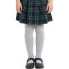 image:imageCOTTON DAY Kids Girls School Dress Cotton Tights Black White Navy Blue BurgundyLt Gray 1 Pack