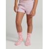 image:imageCOTTON DAY Kids Girls Pink White Crew Athletic Socks with Retro Stripes HeartsHeart Strawberry
