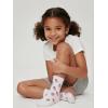 image:imageCOTTON DAY Kids Girls Pink White Crew Athletic Socks with Retro Stripes HeartsHeart Strawberry