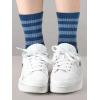 image:imageCOTTON DAY Kids Girls Valentines Day Socks with Hearts Stripes StrawberryColored Stripes