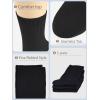 image:imageCOTTON DAY Womens Combed Cotton Fine Ribbed Trouser Dress Socks Black White Navy Blue 3 PackBlack