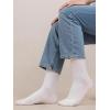 image:imageCOTTON DAY Womens Combed Cotton Fine Ribbed Trouser Dress Socks Black White Navy Blue 3 PackWhite